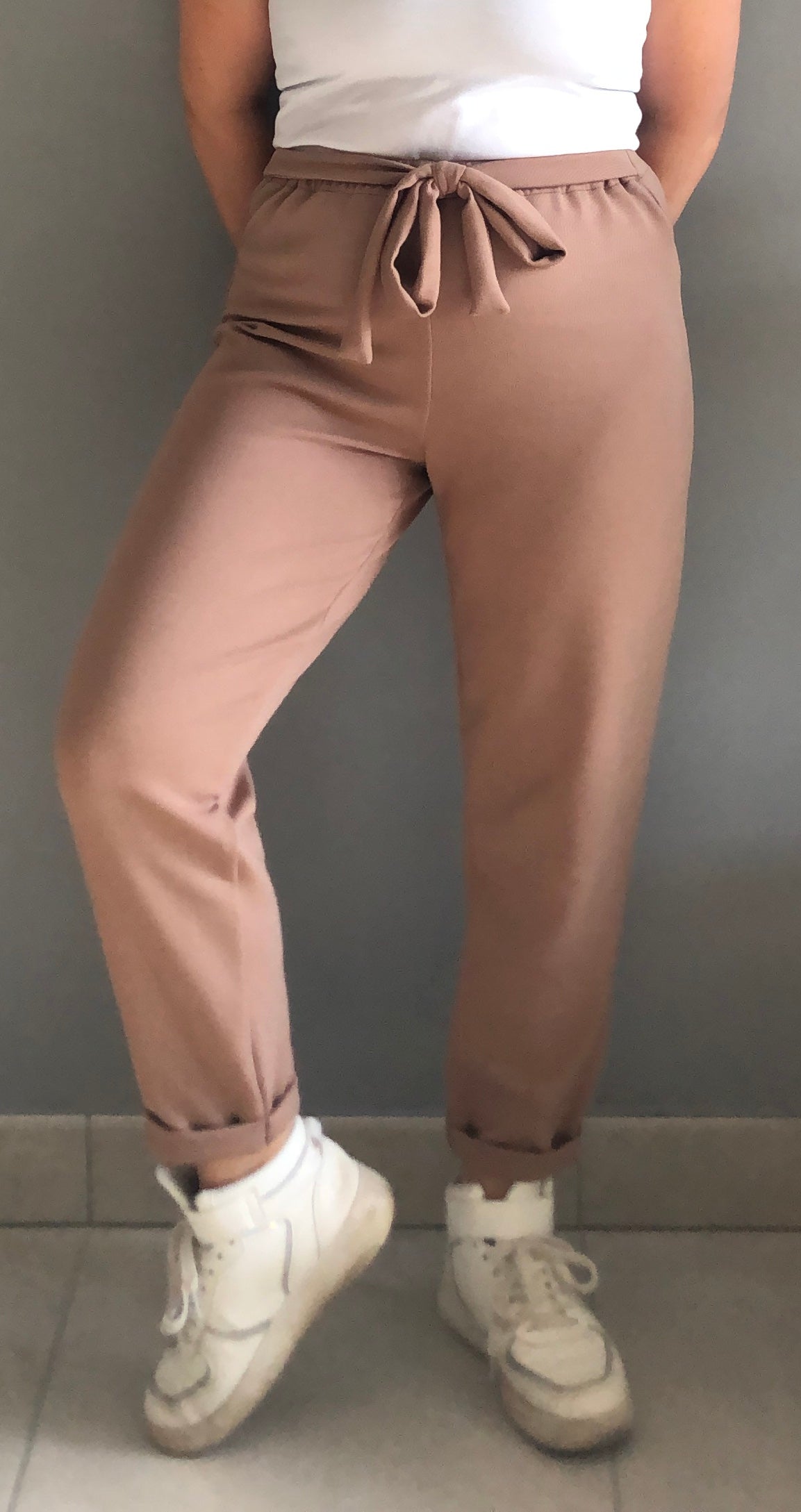 Pantacourt tailleur/jogging